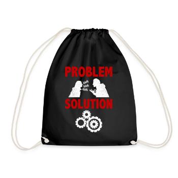 Solution au problème du collecteur de métaux de collecte de métaux - Sac de sport léger - noir - Devant
