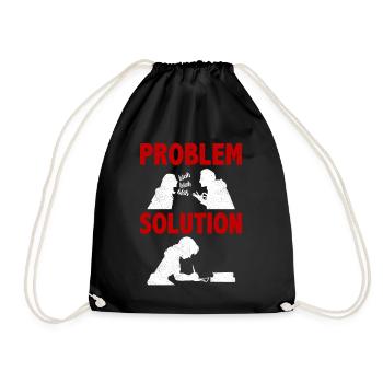 Écriture romanesque Narrative Problème Solution - Sac de sport léger - noir - Devant