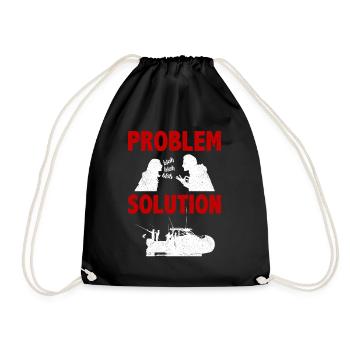 Pêche hauturière Pêcheur Problème Solution Passe-temps - Sac de sport léger - noir - Devant