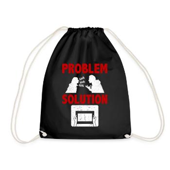 Papermaking Origami Problem Solution Hobby - Turnbeutel - Schwarz - Vorne