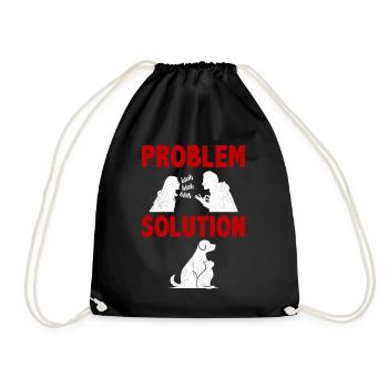 Pet Sitting Pet Sitter Problème Solution Hobby - Sac de sport léger - noir - Devant