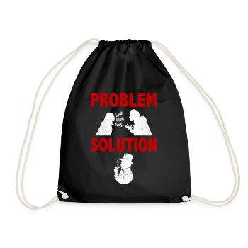 Pipe Fumer Tabac Problème Solution Hobby - Sac de sport léger - noir - Devant