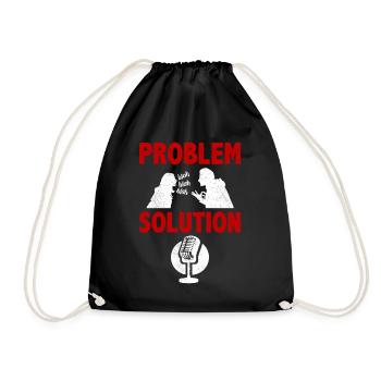 Podcasting Podcast Problem Solution Hobby - Sac de sport léger - noir - Devant