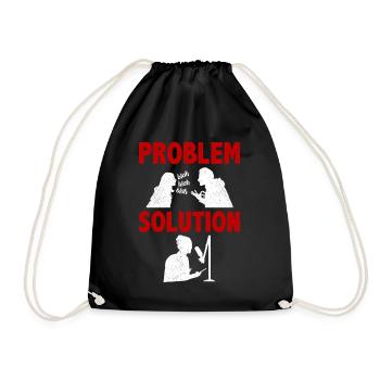 Podcast Hébergement Podcaster Problème Solution Hobby - Sac de sport léger - noir - Devant