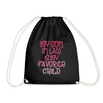 J’ai bien élevé ma fille, mon gendre - Sac de sport léger - noir - Devant