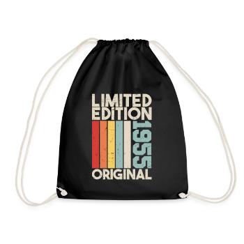 1955 - Cadeau d’anniversaire en édition limitée 1955 Original - Sac de sport léger - noir - Devant