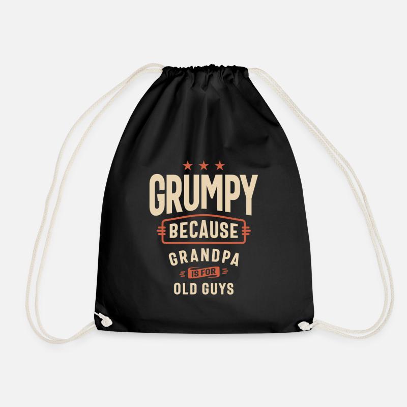 Grumpy Old Guy - Opas Stolz - Turnbeutel - Schwarz