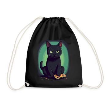 Gamer Black Cat Gaming Bombay Cats Gambler - Sac de sport léger - noir - Devant