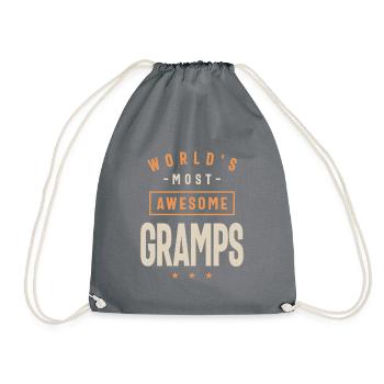Gramps : le grand-père ultime - Sac de sport léger - gris - Devant