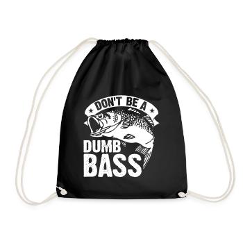 Ne sois pas une basse stupide - Sac de sport léger - noir - Devant
