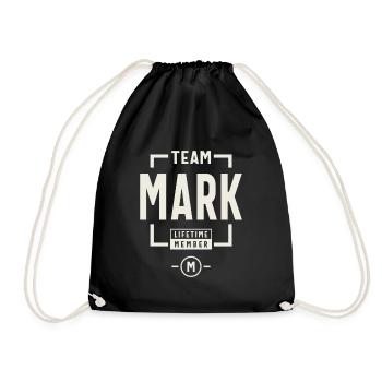 Marque de l’équipe Nom de la marque du membre à vie - Sac de sport léger - noir - Devant