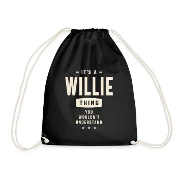Es ist eine Willie-Sache, die du nicht verstehen würdest - Turnbeutel - Schwarz - Vorne