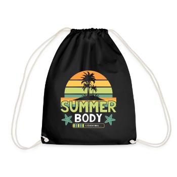 Summer Body Loads... - Drawstring Bag - black - Front