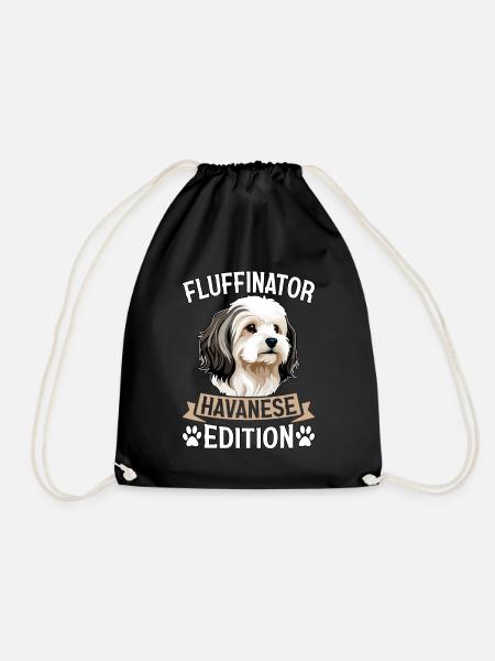 Fluffinator Havanese Edition - Turnbeutel - Schwarz