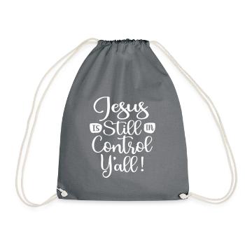 Jésus est toujours en contrôle - Christian - Sac de sport léger - gris - Devant