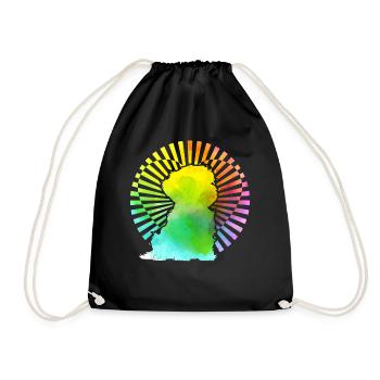 Havanais rétro - Sac de sport léger - noir - Devant