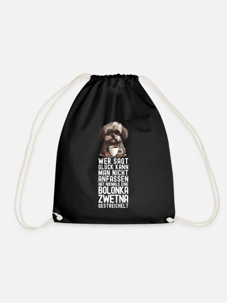 Bolonkas Hunden Spruch Bolonka Zwetna Hund Bolonka - Turnbeutel - Schwarz