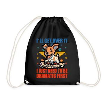 I'll get over it I just need to be Jack Russell - Drawstring Bag - black - Front