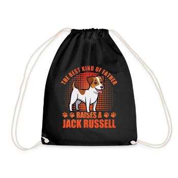 Le meilleur type de père élève un Jack Russell - Sac de sport léger - noir - Devant