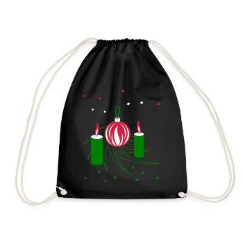 Advent - Drawstring Bag - black - Front