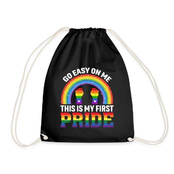 Don't be so me, that's my pride - Drawstring Bag - black - Front