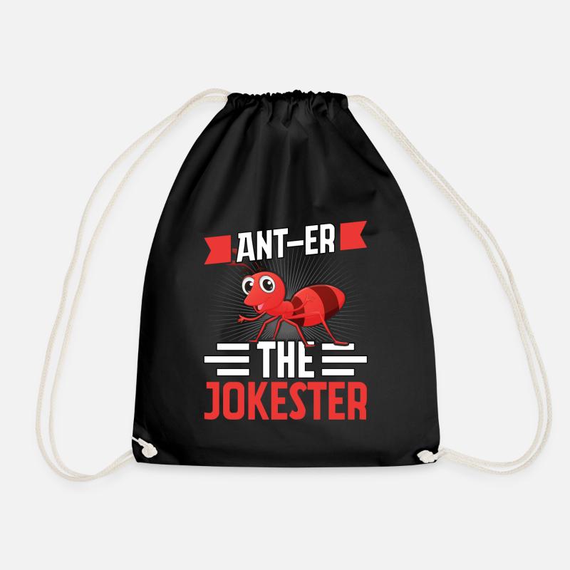 Ant-er the jokester - Turnbeutel - Schwarz