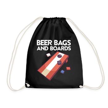 Jeu de Cornhole Tenue de trou de maïs avec Cornhole - Sac de sport léger - noir - Devant