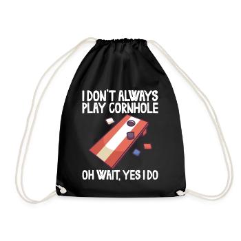 Jeu de Cornhole Tenue de trou de maïs avec Cornhole - Sac de sport léger - noir - Devant
