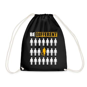 Be Different Ant - Drawstring Bag - black - Front