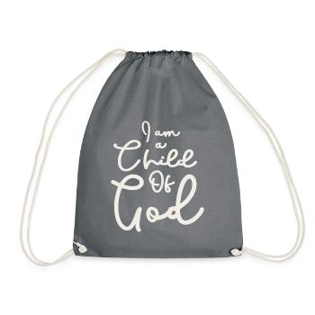 Kind Gottes - Nimm deine göttliche Identität an - Turnbeutel - Grau - Vorne