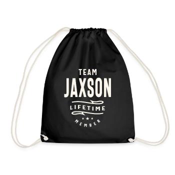 Membre à vie de l’équipe Jaxson Nom personnalisé Jaxson - Sac de sport léger - noir - Devant