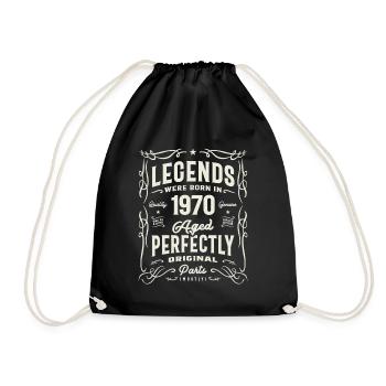 1970 53e anniversaire cadeaux 53 ans hommes femmes - Sac de sport léger - noir - Devant