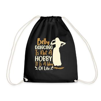 Swing Dance Quotes Funny Dancer Raqs sharqi Salsa - Drawstring Bag - black - Front