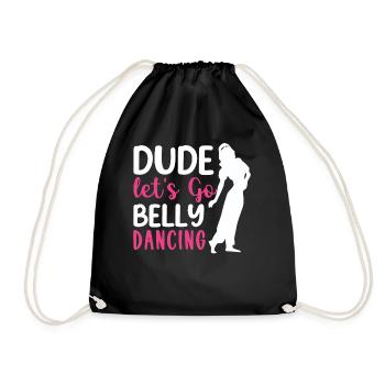 Citations de danse drôles Danseur drôle Raqs sharqi Swing - Sac de sport léger - noir - Devant