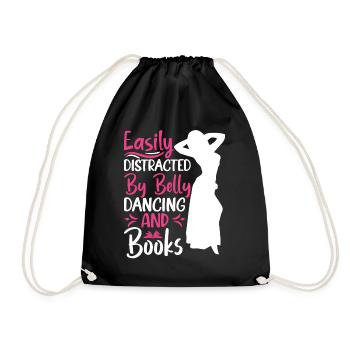 Dance Quotes Funny Dancer Raqs sharqi Swing - Drawstring Bag - black - Front