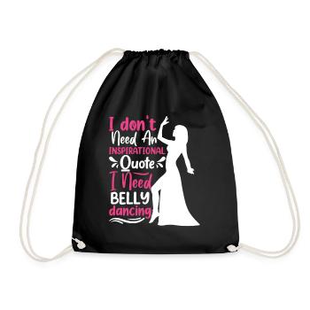 Citations de danse drôles Danseur drôle Raqs sharqi Swing - Sac de sport léger - noir - Devant