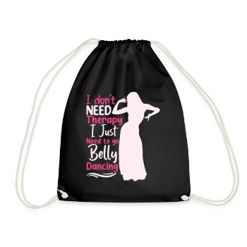 Belly Dancing Quotes Hop Dancer Funny Belly Dancer - Drawstring Bag - black - Front