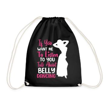 Citations de danse drôles Danseur drôle Raqs sharqi Swing - Sac de sport léger - noir - Devant
