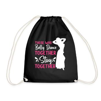 Funny Dance Quotes Funny Dancer Raqs sharqi Swing - Drawstring Bag - black - Front