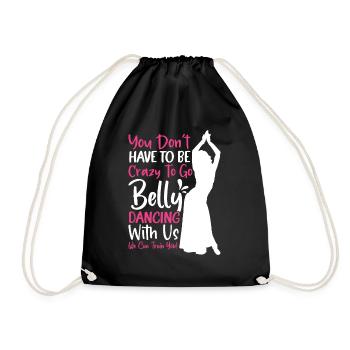 Citations de danse drôles Danseur drôle Raqs sharqi Swing - Sac de sport léger - noir - Devant