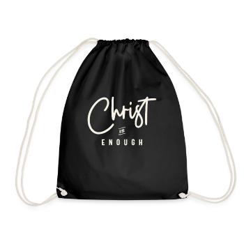 Christ est assez source d’inspiration citation chrétienne - Sac de sport léger - noir - Devant
