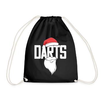 Amateur de fléchettes Jeu de fléchettes maître joueur de fléchettes - Sac de sport léger - noir - Devant