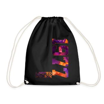 49TH BIRTHDAY 49 YEARS LIMITED EDITION 1977 - Drawstring Bag - black - Front
