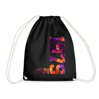 51ST BIRTHDAY 51 YEARS LIMITED EDITION 1975 - Drawstring Bag - black - Front