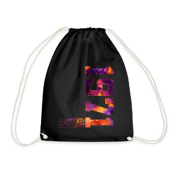 55TH BIRTHDAY 55 YEARS LIMITED EDITION 1971 - Drawstring Bag - black - Front