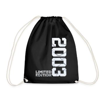 23RD BIRTHDAY LIMITED EDITION 2003 - Drawstring Bag - black - Front