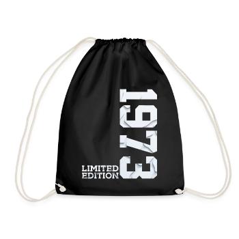 53RD BIRTHDAY LIMITED EDITION 1973 - Drawstring Bag - black - Front