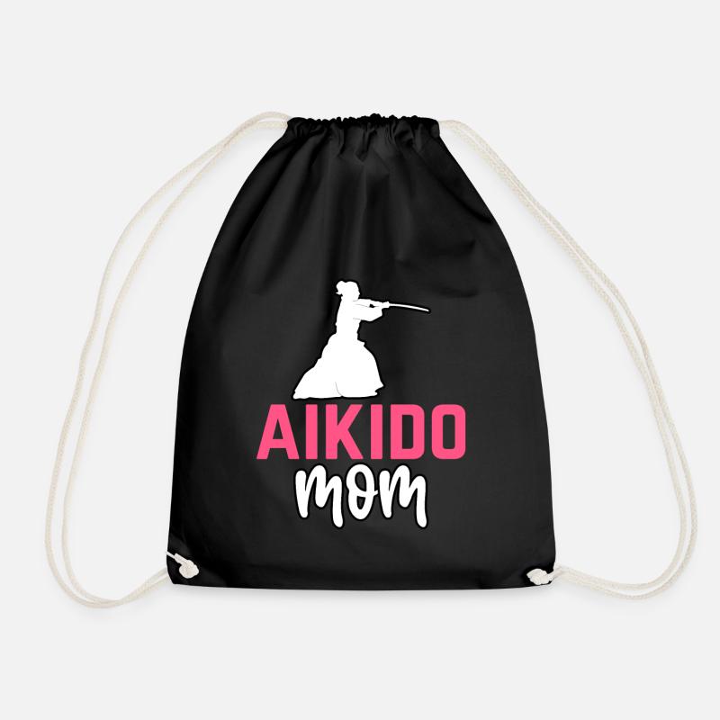 Maman Aïkido - Sac de sport léger - noir