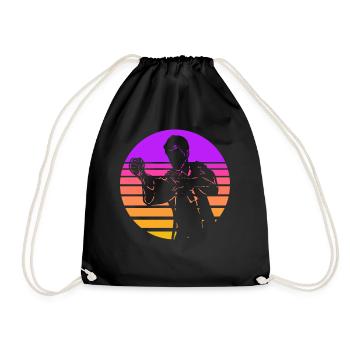 Wing Chun - Sac de sport léger - noir - Devant