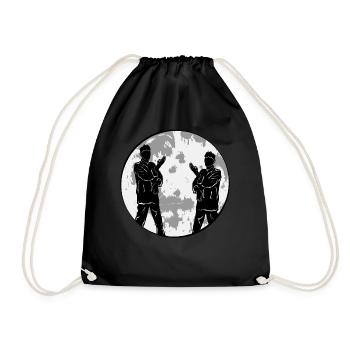 Wing Chun Kung Fu - Sac de sport léger - noir - Devant